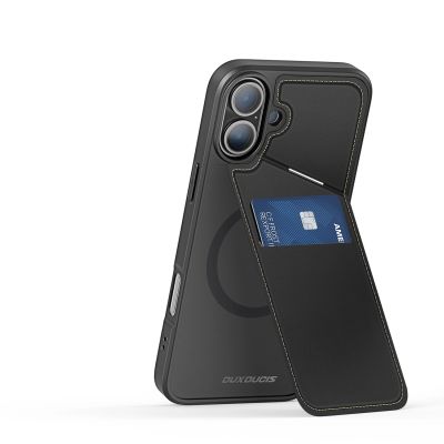 4. Dux Ducis Rafi II Mag-Hülle mit MagSafe für iPhone 16 – Schwarz