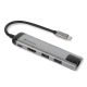 6. Verbatim 49141 USB 3.2 Gen 1 (3.1 Gen 1) Typ-C Dockingstation, Schwarz, Silber