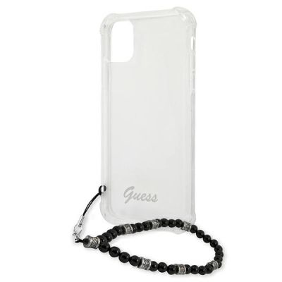 6. Guess GUHCP12LKPSBK iPhone 12 Pro Max 6,7" Transparente Hardcase Black Pearl