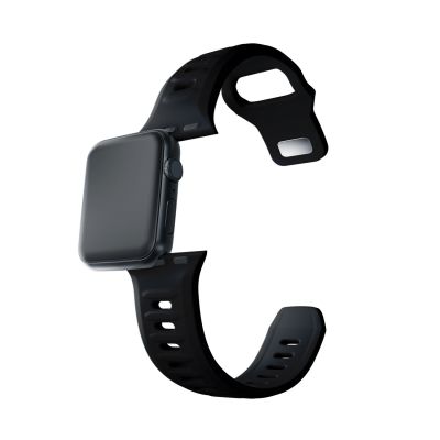7. 3mk Silikon- Watch für Apple Watch 38/40/41 mm – Schwarz
