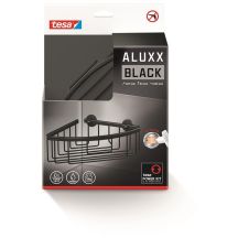 TESA ALUXX SCHWARZ Aluminium-Wandduschkorb