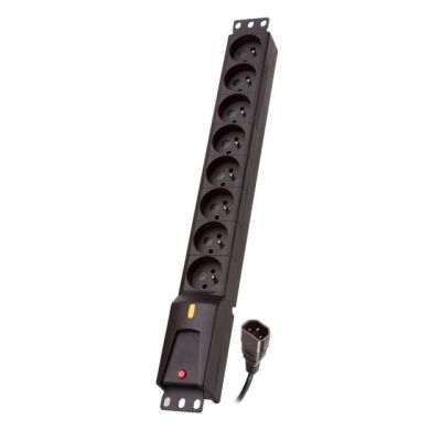 Lestar LZRM 810 BW GA K.:CZ 1,5M IEC3 Überspannungsschutzleiste (8 x UTE; 1,5 m; schwarz)