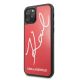 2. Karl Lagerfeld Signature Glitter Case für iPhone 11 Pro – Rot