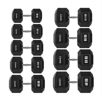 7. HMS HEX PRO Kurzhantel 20 kg