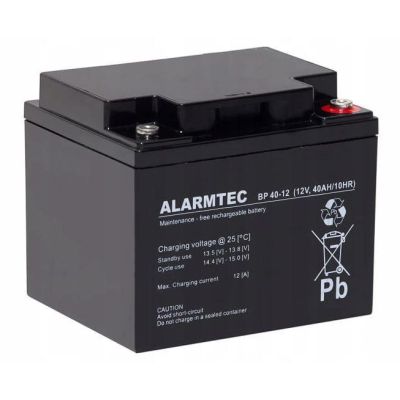 ALARMTEC AGM-Batterie, Serie BP, 12 V, 40 Ah