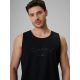 4. Ärmelloses Herren-T-Shirt mit Aufdruck, reguläre Passform, 4F 4FRSS26TSLEM331-20S