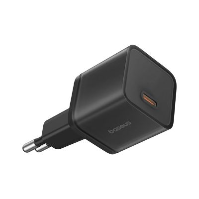 5. Baseus GaN5S 30W EU USB-C Wandladegerät – Schwarz