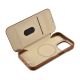 16. iCarer CE Premium Leather Folio Case iPhone 14 Pro Magnetic Flip Leather Folio Case MagSafe braun (WMI14220714-BN)