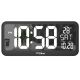 10. GRÜNBLAU LCD-WANDUHR MIT TEMPERATURSENSOR GB214