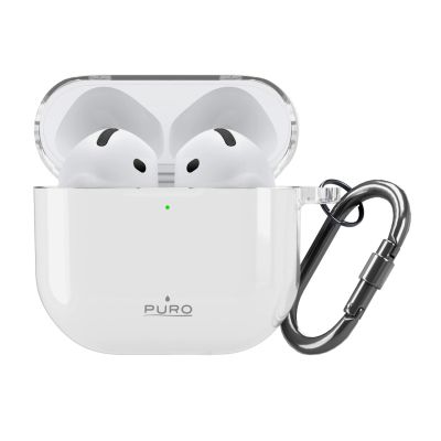 6. Puro 0.3 Nude Hülle für AirPods 4 – Transparent
