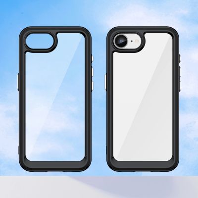 8. Schutzhülle „Outer Space“ für iPhone 16e/17e mit flexiblem Rahmen – Schwarz