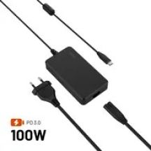 Fixed Laptop-Netzteil 100 W, 3 A, 20 V (FIXCG100-PAD-BK)