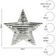 5. DEKORATIVER STERN 20 LED 30 CM SILBER