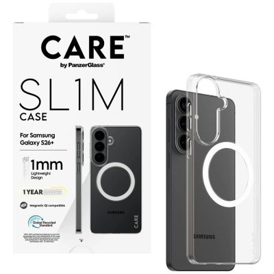 4. CARE by PanzerGlass SL1M Hülle für Samsung Galaxy S26+ - Transparent