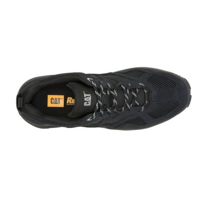 5. CATERPILLAR GRAPPLE SCHUHE AUS WILDLEDER-Mesh, SCHWARZ (P726661)