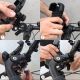 8. Wozinsky starker Handyhalter für Fahrrad-, Motorrad-, Rollerlenker, schwarz (WBHBK6)