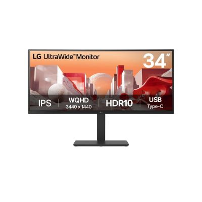 3. LG 34BA75QE-B Computermonitor 86,4 cm (34") 3440 x 1440 px Wide Quad HD LCD Schwarz