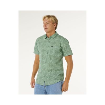 2. RIP CURL Herren Hypno Micro Kurzarmhemd Grün