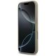 5. Guess Silikonhülle mit großem 4G-Schriftzug für iPhone 17 – Braun