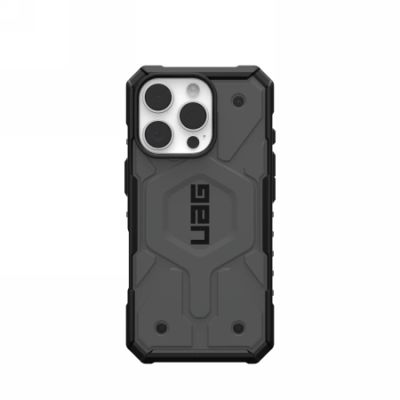 UAG Pathfinder Magsafe Hülle für iPhone 16 Pro – Silber