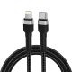 Wozinsky WNBCL1 Lightning / USB-C PD 30W Kabel 1 m - Schwarz