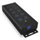 2. ICY BOX IB-HUB1703-QC3 USB 3.2 Gen 1 (3.1 Gen 1) Typ-B 5000 Mbit/s Schwarz