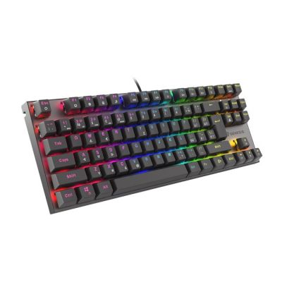 GENESIS THOR 303 TKL CZ/SK Gaming-Tastatur RGB-Hintergrundbeleuchtung, mechanisch, rot/schwarz, Hot-Swap-fähig
