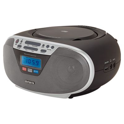 9. AIWA Boombox BBTU-400SL CD/FM RDS/USB/BT silber