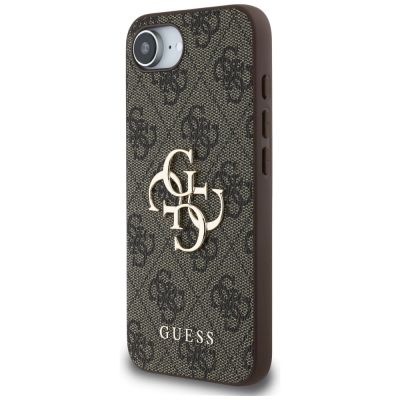 2. Guess 4G Big Logo Case für iPhone 16e - Braun