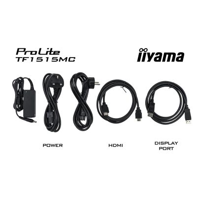 22. iiyama TF1515MC-B2 Computermonitor 38,1 cm (15") 1024 x 768 px XGA LED-Touchscreen Schwarz