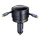 4. Baseus Enjoyment Max 90W Autoladegerät 2 x USB-C + USB-A + USB-C Kabel - Schwarz