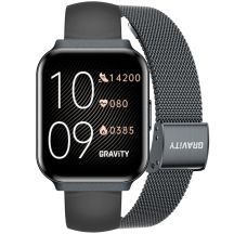 Smartwatch Gravity Schwarzes Armband + Armband GT44-5