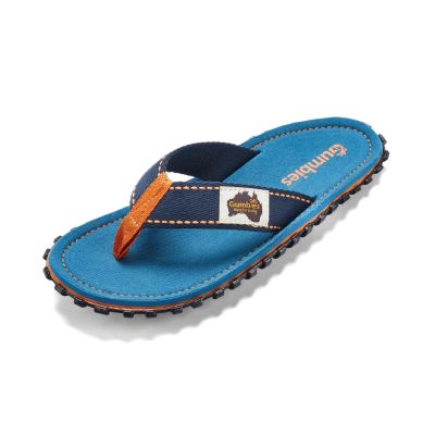 3. Gumbies Unisex-Flip-Flops ISLANDER FLIP-FLOP DREIFARBIG BLAU