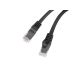 2. LANBERG PATCHKABEL KAT.6 UTP LSZH CU 0,25 M SCHWARZ FLUKE PASSED