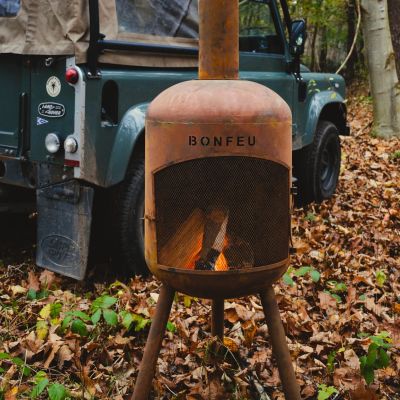 24. Bonfeu Bonbono 4501 Gartenkamin schwarz