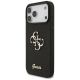 2. Guess Fixed Glitter Big 4G Hülle für iPhone 17 Pro Max - Schwarz