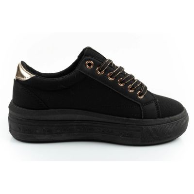 4. Lee Cooper Damen-Sportschuhe, modische Sneaker in Schwarz, bequem
