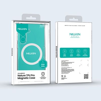 16. Nillkin Nature TPU Pro Magnetische Hülle mit MagSafe für Samsung S25 – weiß