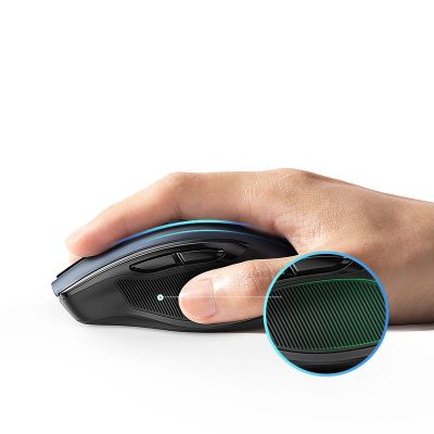 12. Ugreen MU006 Kabellose optische USB-Maus mit 2,4 GHz und 4000 DPI – Schwarz