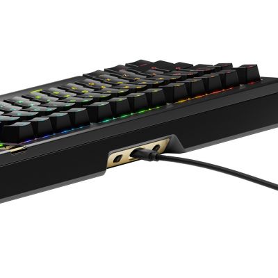 5. Glorious Gaming GMMK 3 PRO HE 75% vorgefertigte USB-Tastatur QWERTY US-Englisch Schwarz