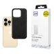 3mk Hardy Apple Silky Leather MagCase für Apple iPhone 14 Pro - Schwarz