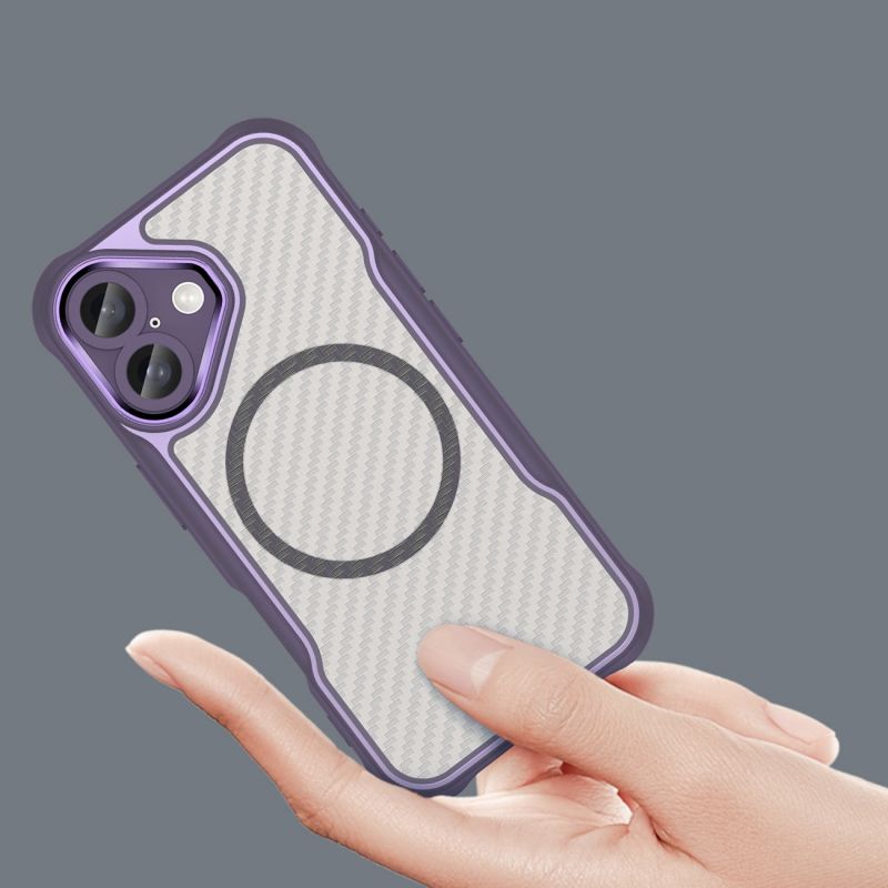 5. Leading Series MagSafe Silikonhülle für iPhone 16 Plus – Lila