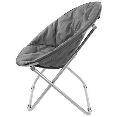 19. MOON CAMPINGSTUHL 82x68x79CM DUNKELGRAU ENERO CAMP