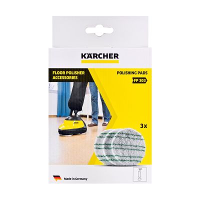 4. Polierpads – lackiertes Parkett/Laminat – 3 Stück. KÄRCHER – 2.863-197.0