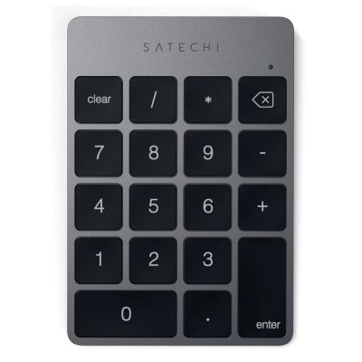 2. Satechi ST-KSALKPM Bluetooth-Zifferntastatur für Mobilgeräte, Grau