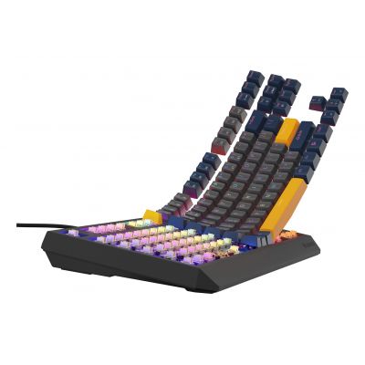 8. GENESIS Thor 230 TKL Gaming-Tastatur USB QWERTY Englisch Blau