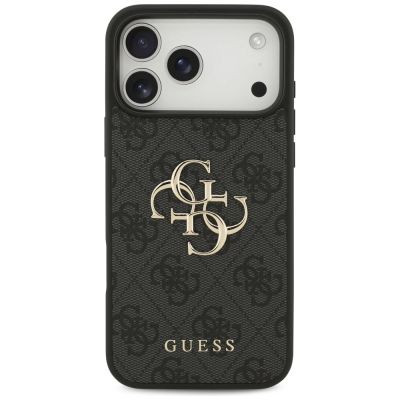3. Guess 4G Big Logo Case für iPhone 17 Pro Max - Schwarz