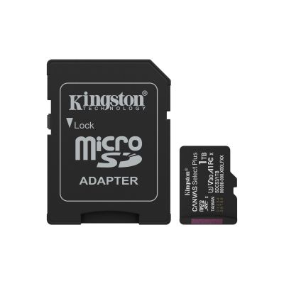 7. KINGSTON microSDXC 1TB Canvas Select Plus 3 + ADP