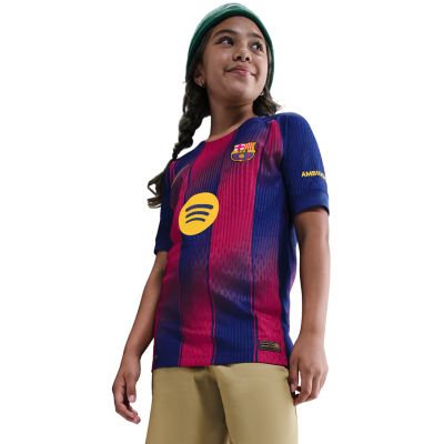 3. Nike FC Barcelona 2025/26 Match Home Kindertrikot navy-bordeaux HJ5216 456