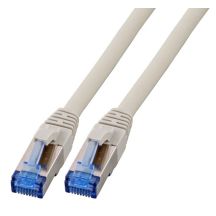 SFTP-Patchkabel 20 m Cat6a Superflex Grau auf Cat7-Kabel